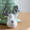 Reindeer Pot with Lid