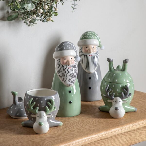 Reindeer Pot with Lid
