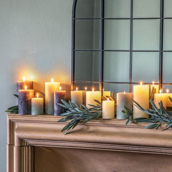 Pillar Candle Rustic