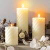 Vanilla Pillar Candle Twist