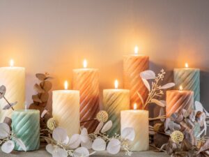 Vanilla Pillar Candle Twist