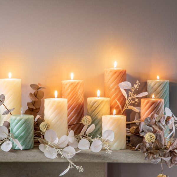 Vanilla Pillar Candle Twist