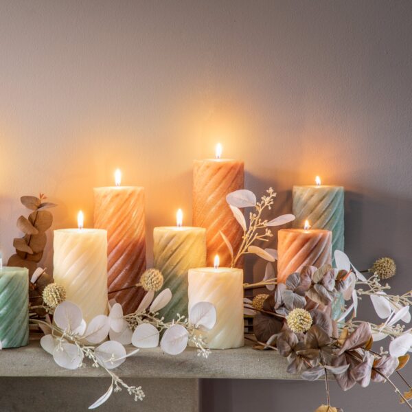 Vanilla Pillar Candle Twist