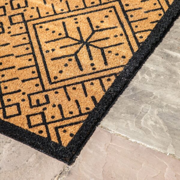 Ikat Coir Doormat