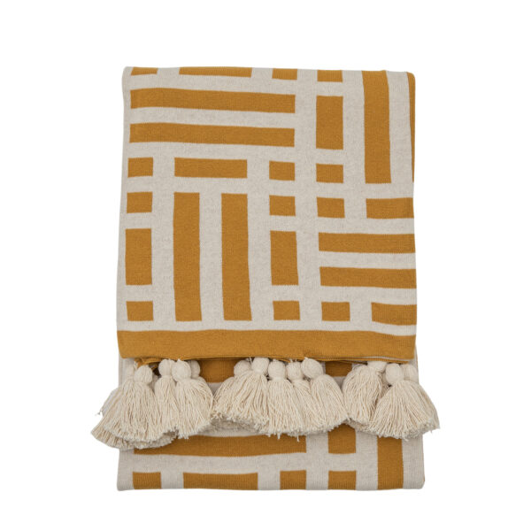 Meton Knitted Tassel Throw