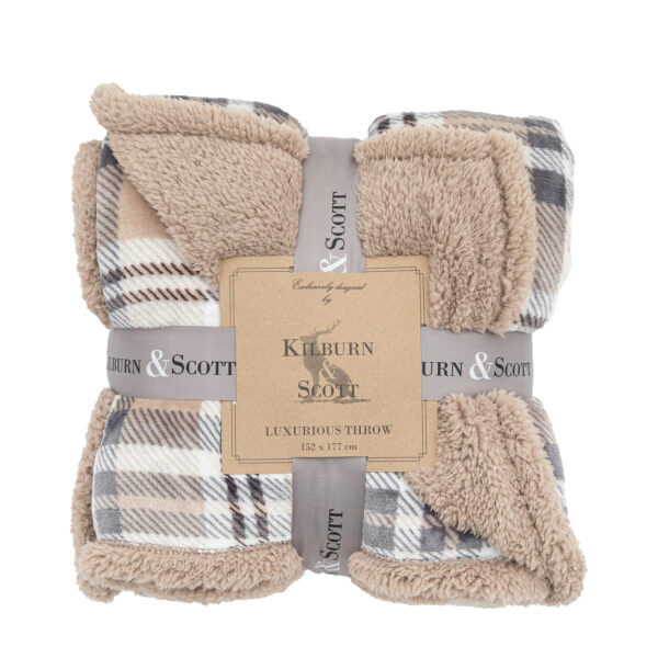 DF-GAL-5059413960468-1 Tartan Sherpa Throw