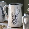 Stag Pitcher Vase