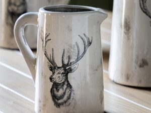Stag Pitcher Vase