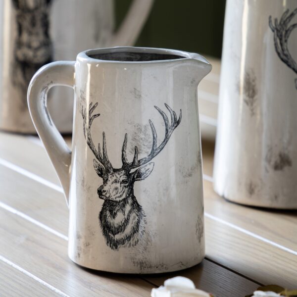 Stag Pitcher Vase