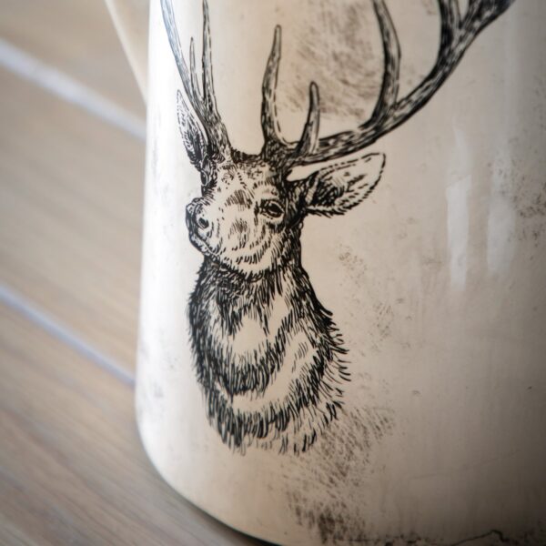 Stag Pitcher Vase