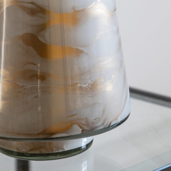 DF-GAL-5059413998980-3 Marbled Hurricane Candle Holder