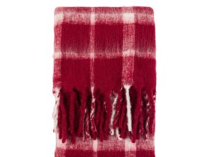 Heritage Check Faux Mohair Throw