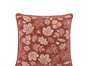 Autumn Leaf Chenille Cushion