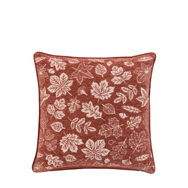 Autumn Leaf Chenille Cushion