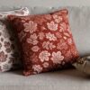 Autumn Leaf Chenille Cushion