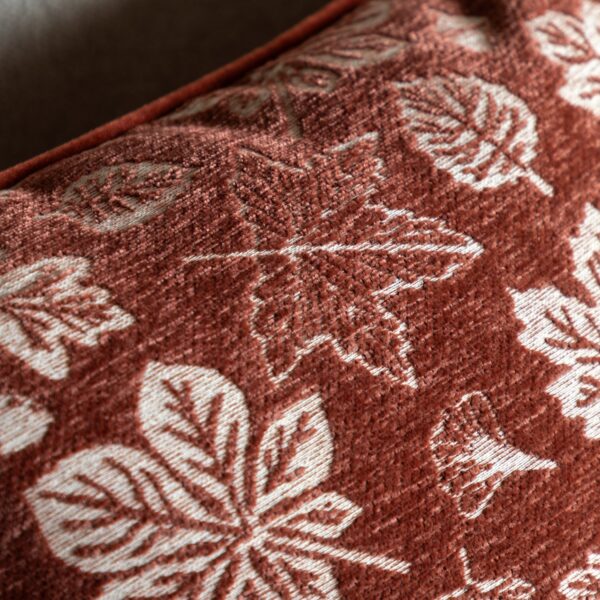 Autumn Leaf Chenille Cushion