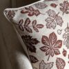 Autumn Leaf Chenille Cushion