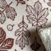 Autumn Leaf Chenille Cushion
