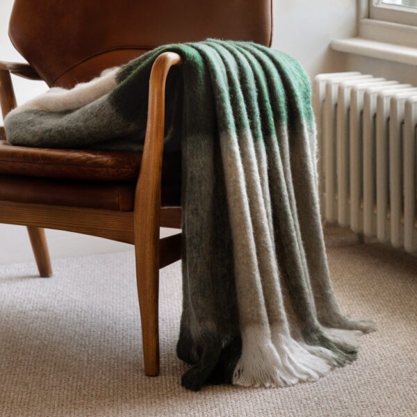 Heritage Check Faux Mohair Throw