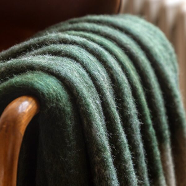 Heritage Check Faux Mohair Throw