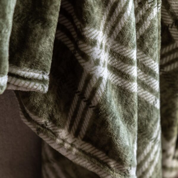 Checkmate Rolled Fleece