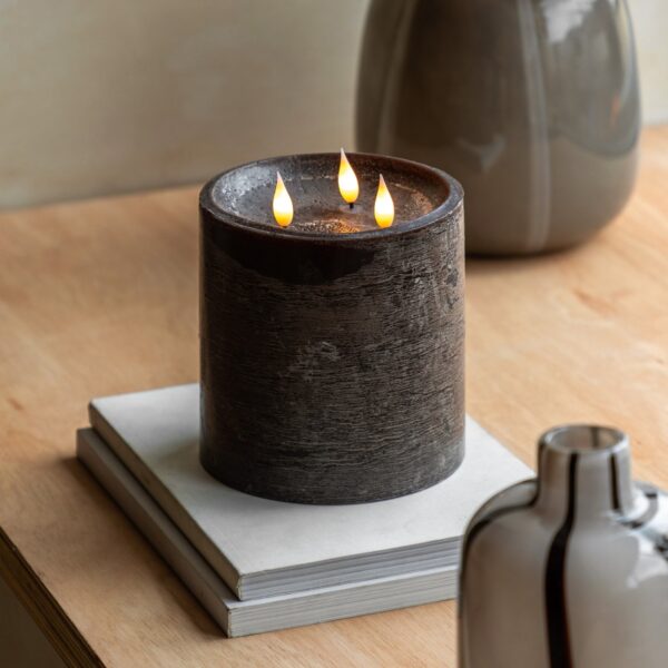 LED 3 Wick Candle