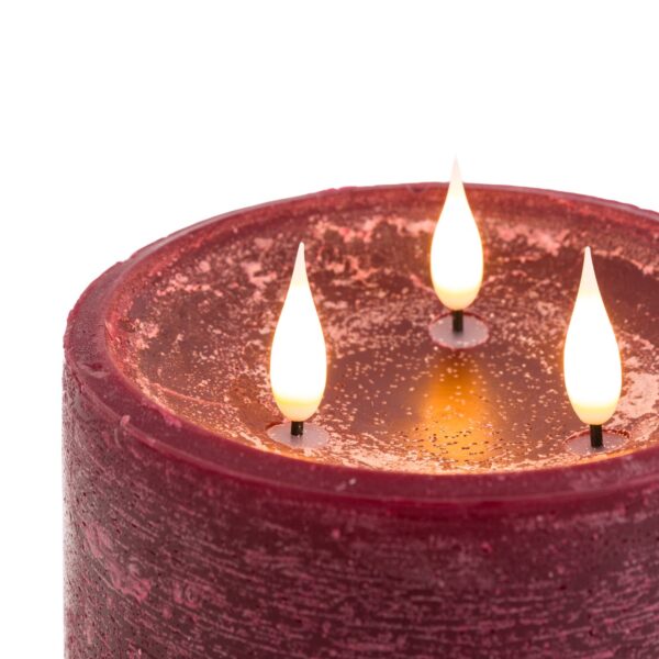 LED 3 Wick Candle
