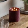 LED 3 Wick Candle