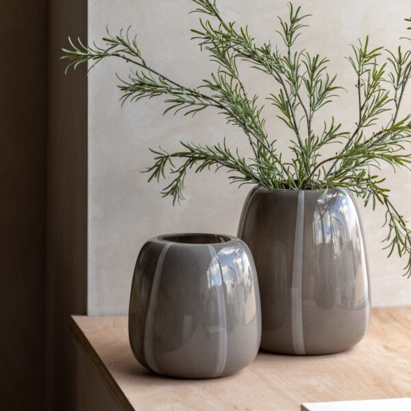 Claro Stripe Glass Vase