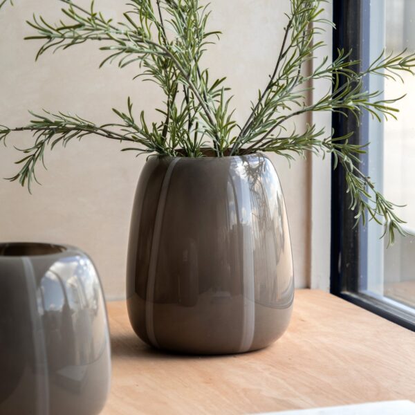Claro Stripe Glass Vase