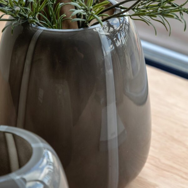 Claro Stripe Glass Vase