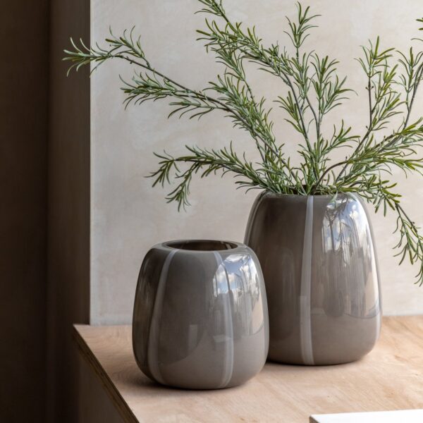 Claro Stripe Glass Vase