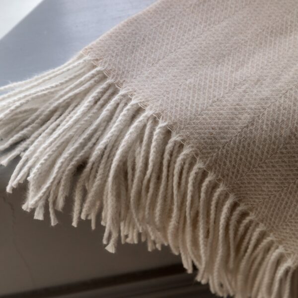 Cassis Herringbone Throw