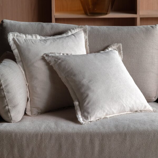 Linen Look Cushion 2pk