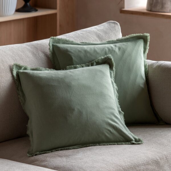 Linen Look Cushion 2pk