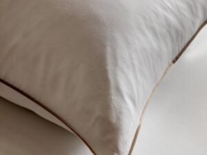 Egyptian Cotton Piped Duvet Cover Set