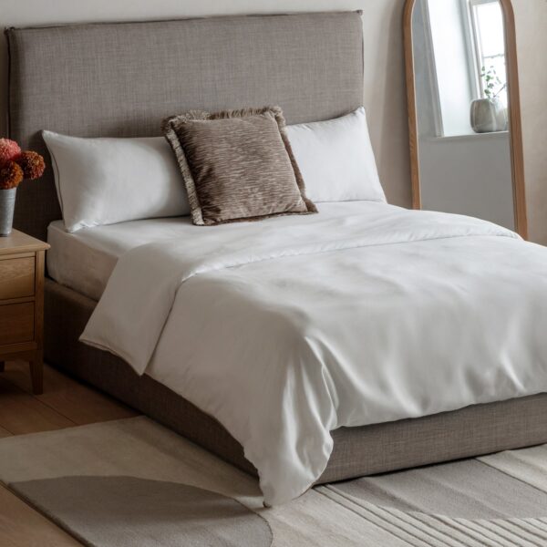 Egyptian Cotton Piped Duvet Cover Set