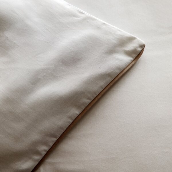 Egyptian Cotton Piped Duvet Cover Set