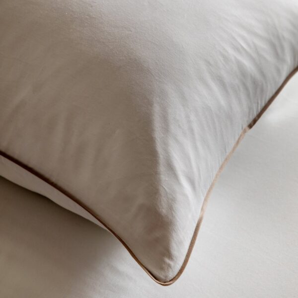 Egyptian Cotton Piped Duvet Cover Set