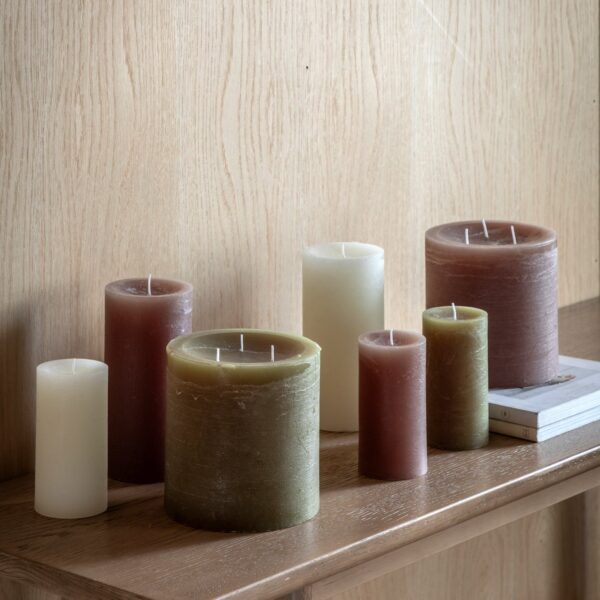 Pillar Candle Rustic