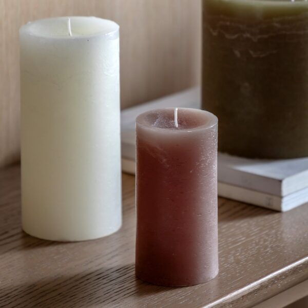 Pillar Candle Rustic