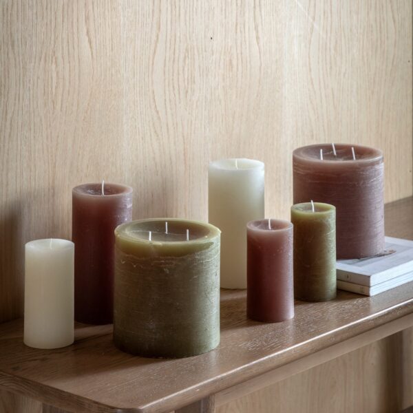 Pillar Candle Rustic