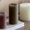 Pillar Candle Rustic