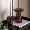 DF-GAL-5061087250127-2 Denia Glass Candle Holder Set of 2