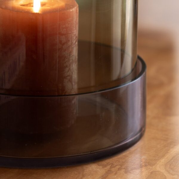 Tamar Smoked Candle Holder