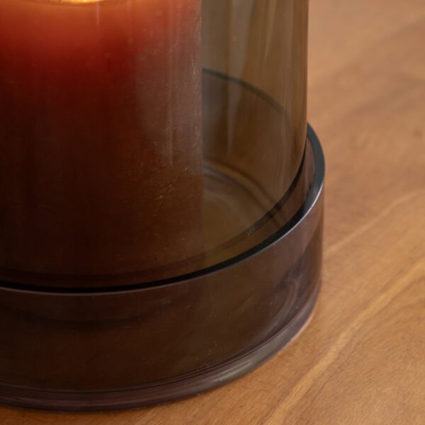 Tamar Smoked Candle Holder