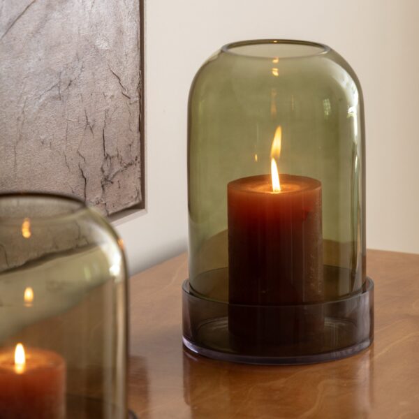 Tamar Smoked Candle Holder