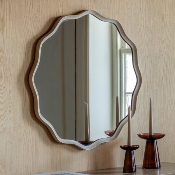Monterey Wave Round Mirror