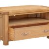Chatsworth Oak Corner TV Unit
