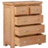 Chatsworth Oak 2 Over 3 Chest